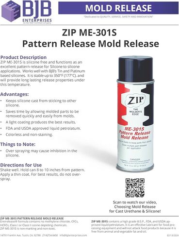 Mold Release | Stoner E302"Rocket" Release | Case of 12 Aerosol Cans in Kuwait