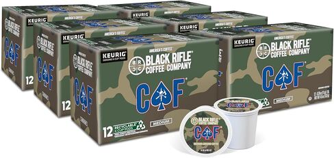 شركة أسود بندقية القهوة CAF ، قرون القهوة المتوسطة المشوية مع 2x الكافيين ، 32 واحد من قرون القهوة in Kuwait