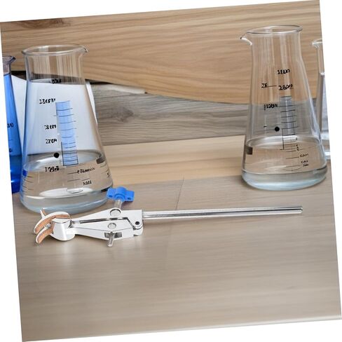 ABOOFAN 4 Prong Cork Lined Laboratory Clamp Adjustable Iron Prong Holder for Various Flask Necks Sturdy and Reliable for Extended Laboratory Use in Saudi Arabia