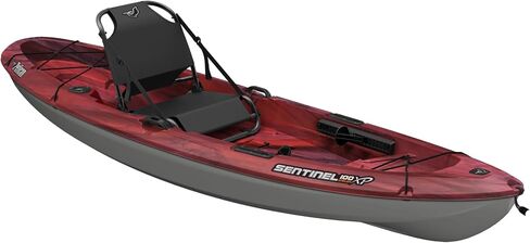 Pelican Sentinel 100xp - Angler Sit على قوارب الكاياك الصيد العلوي - نظام جلوس خفيف الوزن - Ergocast XP ™ - 10 قدم in Saudi Arabia