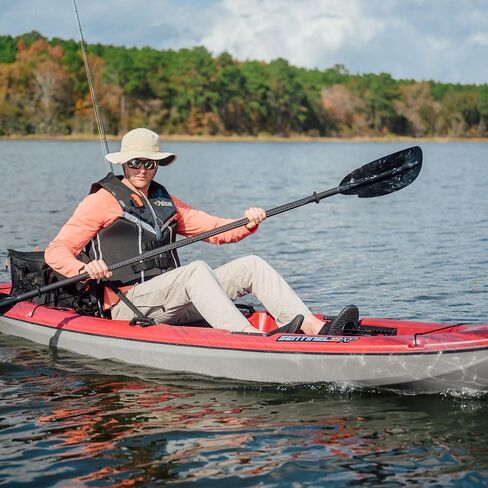 Pelican Sentinel 100xp - Angler Sit على قوارب الكاياك الصيد العلوي - نظام جلوس خفيف الوزن - Ergocast XP ™ - 10 قدم in Saudi Arabia