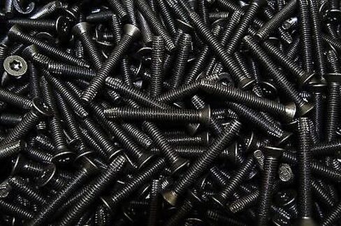 1/4-20 x 2 1/2" Type F/Floorboard Thread Cutting Screws/Six-Lobe (Torx®) / Flat Head/Steel/Black Phos / 750 Pc. Carton in Saudi Arabia