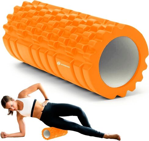 Deep Tissue Foam Roller - High-Density Muscle Massage Roller for Recovery, Pain Relief, Trigger Point, and Myofascial Release - Ideal for Athletes, Gym, and Physical Therapy - 13" x 5" in Kuwait