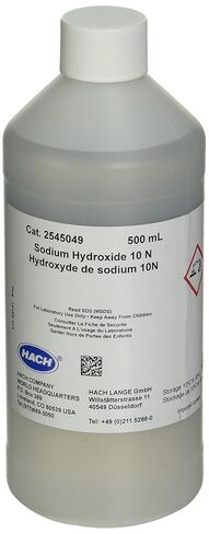 HACH 2545049 Sodium Hydroxide Solution ، 10 N ، 500 ML in Kuwait