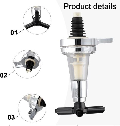 Liquor Dispenser With Measuring Head 25/30/45ML Wall Mounted Beverage Pouring System For Bar Home Cocktail Beer Wine Juice(25ML) in Kuwait