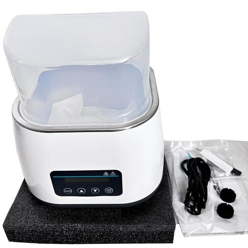 Thermostatic Water Bath with Magnetic Stirrer Speed 100-1200 RPM Brushless Motor Two Magnetic Stirring Bar Digital Control Panel Key Capacity 2L Flask or 3L Beaker Power 800 W in Kuwait