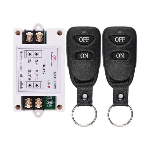 DC 12V 40A Relay, 1CH Universal 433Mhz Remote Control Wireless Latching Function Switch for Industrial & Low Voltage Power Systems in Saudi Arabia