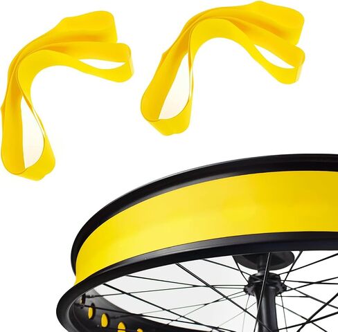 26x4.0 دراجة دراجة خطوط خطوط بطانة حافة الحافة الشريط الدهون الإطارات pvc protector inner أنبابة أنبوب الدراجة على الطريق MTB أنبوب الدراجة الجبلية ، والثقب ومقاومة درجة الحرارة ، ومقاوم للماء ، 2pcs in Kuwait