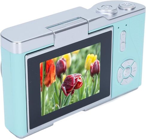 48mp 1080p الكاميرا الرقمية ، الكاميرا الصغيرة مع Zoom الرقمية 8x ، وقت التسجيل 4H ، 2.4 بوصة شاشة Flip HD ، وظيفة لعبة الموقت الذاتي ، بطارية 800mAh (P2) in Saudi Arabia