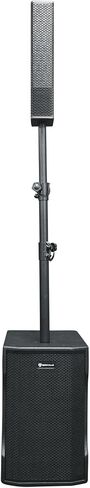 Rockville Bundle: (2) نظام SPECTER ROCKVILLE PRO/DJ SPEALER SPECERER SPECERER و (1) كشك إطار الوزن الخفيف و (2) ROCKVILLE LED DMX DJ Club Wash Up-Light+Remote (5 عناصر) in Kuwait