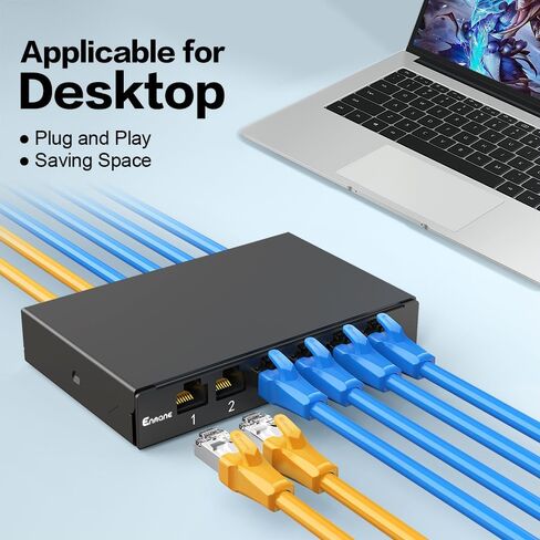 6 Port Patch Panel 0.5U CAT6A Keystone Patch Panel Shielded for Desk Mount Home Ethernet Termination Box (EM-0.5U CAT6A) in Saudi Arabia