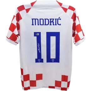 Luka Modric Signed Croatia Soccer Jersey #10, with Beckett COA White in Kuwait