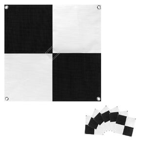 6 PCS Drone Survey Ground Control Point GCP, UAV Marker for Mapping & Surveying, GCP Survey with Center Pass Through, Visible from 400 Feet, Compatible with Most Surveying Equipment Software, 24 X 24 in Kuwait