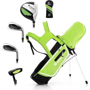 GYMAX Kids Golf Club Set, Right Handed Complete Set for Children with 4/6 Clubs & Stand Bag, Toddler Youth Clubs for Boys & Girls, Junior Golf Set in Kuwait