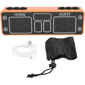 Pilipane Digital Scoreboard LED Electronic Score Keeper with Countdown Timer Rechargeable Portable Scoreboard for Basketball Volleyball Table Tennis Badminton Baseball ABS PC Rubber in Kuwait