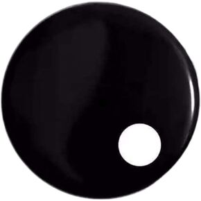 Generic Resonant Bass Drum Head Drum Accessories,Good Sound,Parts,Professional Metal Smooth for All Music Genres Drumhead Regulator, 18 in in Kuwait