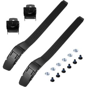 2 Sets of Lnline Skate Replacement Straps, Adjustable Skate Universal Buckle Straps, Energy Buckle with Screw Nuts for Men Women Boys Grils in Kuwait