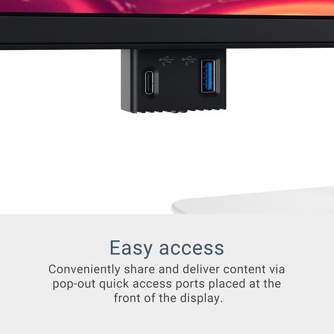 Dell 27 Plus 4K Monitor - S2725QS - 27 بوصة 4K (3840 × 2160) 120 هرتز 16: 9 ، لوحة IPS ، AMD FreeSync Premium ، SRGB 99 ٪ ، مكبرات صوت متكاملة ، 1500: 1 نسبة التباين ، Comfortview Plus - Ash White in Kuwait