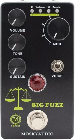Mosky Audio Big Fuzz Fuzzy Distortion Guitar Effect 4 Mode Tonal Select Switch with Dual Voice Toggle in Saudi Arabia