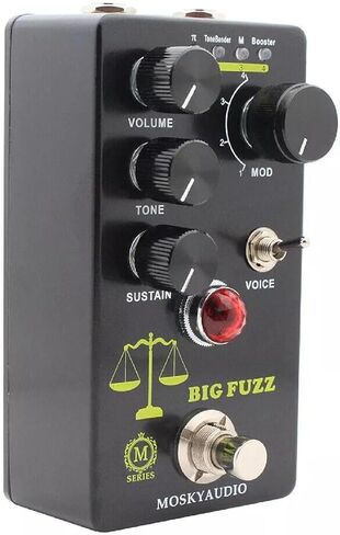 Mosky Audio Big Fuzz Fuzzy Distortion Guitar Effect 4 Mode Tonal Select Switch with Dual Voice Toggle in Saudi Arabia