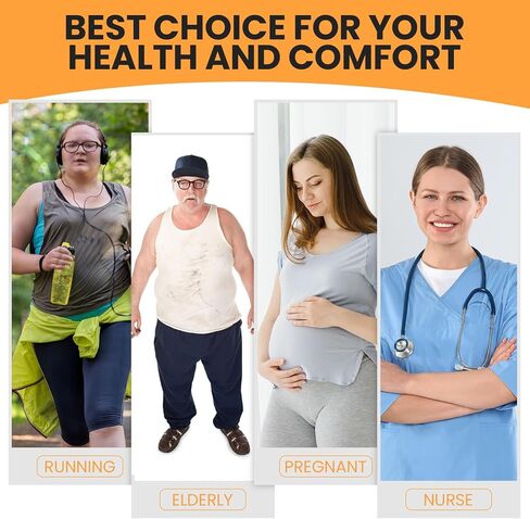 8 أزواج بالإضافة إلى الجوارب ضغط الحجم للنساء الرجال عجل عجل كبير حجم الجوارب الدعم للركبة للدورة الدموية in Kuwait