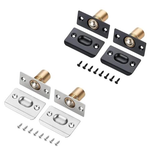 2pcs قابلة للتعديل كرة باب الصب تركيب بسيطة تثبيت كرة متين تحمل الباب مقاومة التآكل (النمط) in Kuwait