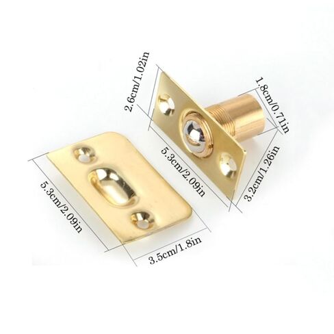 2pcs قابلة للتعديل كرة باب الصب تركيب بسيطة تثبيت كرة متين تحمل الباب مقاومة التآكل (النمط) in Kuwait