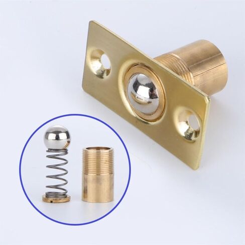 2pcs قابلة للتعديل كرة باب الصب تركيب بسيطة تثبيت كرة متين تحمل الباب مقاومة التآكل (النمط) in Kuwait