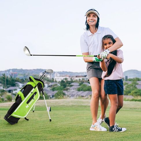 مجموعة نادي Gymax Kids Golf Club ، مجموعة كاملة من الأهداف اليمنى للأطفال مع 4/6 أندية وحقيبة الوقوف ، ونوادي الشباب الصغار للأولاد والبنات ، مجموعة الجولف المبتدئين in Kuwait