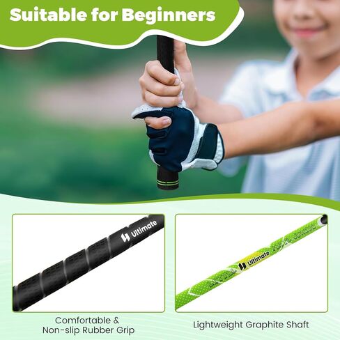 مجموعة نادي Gymax Kids Golf Club ، مجموعة كاملة من الأهداف اليمنى للأطفال مع 4/6 أندية وحقيبة الوقوف ، ونوادي الشباب الصغار للأولاد والبنات ، مجموعة الجولف المبتدئين in Kuwait