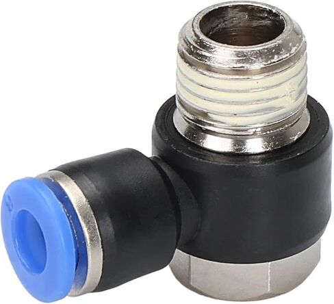 10PCS PH Pneumatic Quick Connector Water Pipe Hose Connector 1/8" 1/2 3/8 1/4 BSPT Elbow Outer Hexagon(PH10-02) in Kuwait