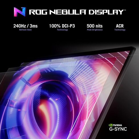 ASUS ROG Strix Scar 18 (2025) Gaming Laptop, 18" ROG Nebula HDR 16:10 2.5K 240Hz/3ms, NVIDIA GeForce RTX 5070 Ti, Intel Core Ultra 9 275HX, 32GB DDR5, 1TB PCIe SSD, Wi-Fi 7, Win 11 Pro, G835LR-XS96 in Saudi Arabia