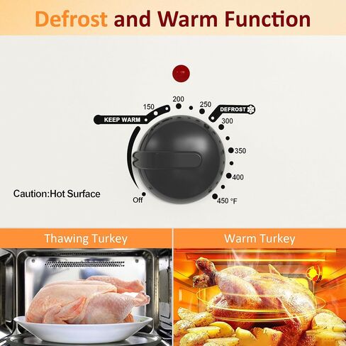 Sunvivi Electric Roaster, 26 Quart Electric Roaster Oven with Glass Lid, Turkey Roaster Oven Buffet with Self-Basting Lid, Removable Pan, Cool-Touch Handles, Blue in Kuwait