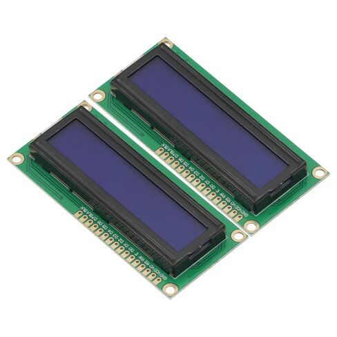 2PCS HD44780 1602 16x2 16 * 2 حرف 1602 وحدة عرض شاشة عرض LCD LCM Blue Blacklight in Saudi Arabia