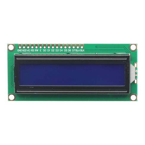 2PCS HD44780 1602 16x2 16 * 2 حرف 1602 وحدة عرض شاشة عرض LCD LCM Blue Blacklight in Saudi Arabia