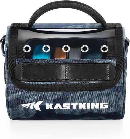 KastKing BaitSpace Line Management Bag, Fishing Line Storage Bag with Water Resistant Nylon, Clear View Window, Removable Divider for Up to 10 Spools, Tangle-free Leader Line Holder in Saudi Arabia
