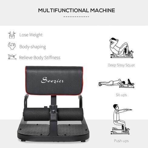 soozier 3 in-1 الدفع المبطن لأعلى الجلوس في معدات اللياقة البدنية العميقة in Kuwait