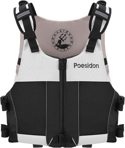 Poseidon Adjustable Water Safety Life Jacket - Classic Unisex Design with Front/Rear Storage Compartments for Multiple Water Activities in Saudi Arabia