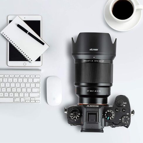 VILTROX 85mm f1.4 Pro FE Lens, AF 85mm f/1.4 FE for Sony E-Mount, Portrait Lens for Sony FE a7iv a7c ii a7rv a9iii zve1 fx3 ev-e10 ii a6700 a6600 in Saudi Arabia