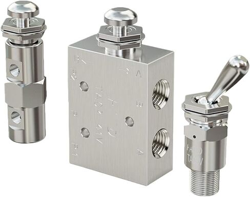 Pneumatic copper button mechanical valve air button press switch TAC2-31/41V/3/4/P manual TV3S(TAC2-31P) in Saudi Arabia