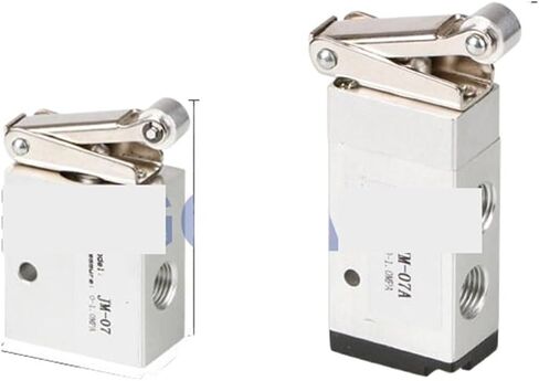 Pneumatic 3 way air Manual Mechanical valve 1/4 inch JM-05/06/06A/07/07A Rotary type hand control valves Knob/Button/Roller(JM-05) in Saudi Arabia