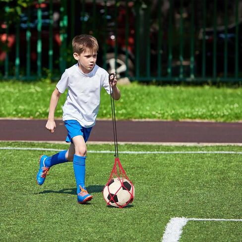 Portable Soccer Rebound Net Kick Trainer with Ball Return - Improve Shooting Skills at Home - Fits Size 3,4 & 5 Soccer Balls in Saudi Arabia
