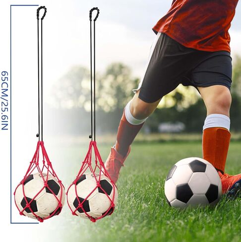 Portable Soccer Rebound Net Kick Trainer with Ball Return - Improve Shooting Skills at Home - Fits Size 3,4 & 5 Soccer Balls in Saudi Arabia