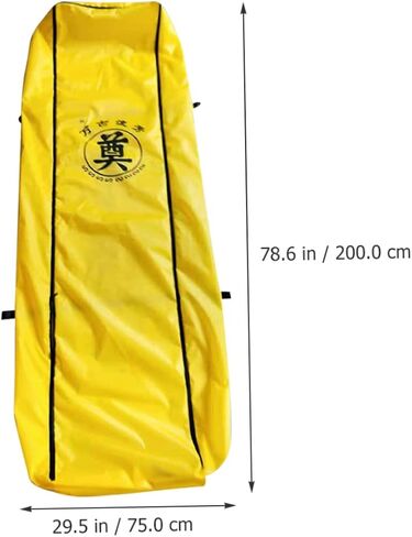 ABOOFAN Waterproof PVC Body Bag for Cadaver Transportation Large Corpse Storage Pouch Reinforced Handles Funeral Supplies for Safe Handling Random Color in Saudi Arabia