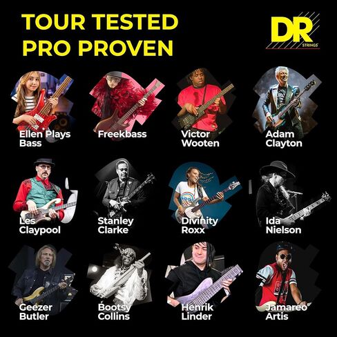 DR Strings DDT : Drop Down Tuning Bass Heavy Strings (DDT50) in Kuwait