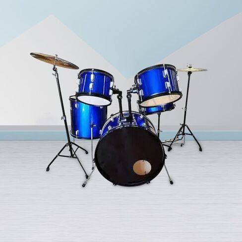 Generic Resonant Bass Drum Head Drum Accessories,Good Sound,Parts,Professional Metal Smooth for All Music Genres Drumhead Regulator, 18 in in Kuwait