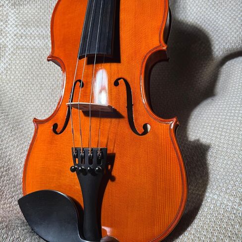 G10 4/4 Solid Maple Wood Hand-Crafted Violin,retro lacquer， Kit w/Case, Bow, Shoulder Rest and Rosin in Saudi Arabia