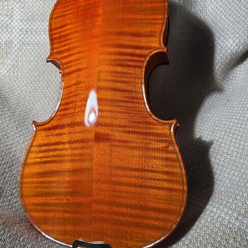 G10 4/4 Solid Maple Wood Hand-Crafted Violin,retro lacquer， Kit w/Case, Bow, Shoulder Rest and Rosin in Saudi Arabia