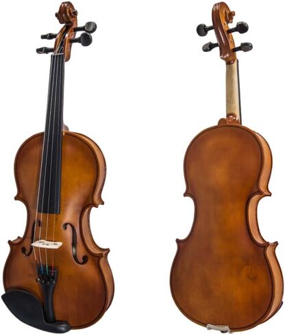 Paititi Artist-100 Student Violin Starter Kit with Brazilwood Bow Lightweight Case, Pitchpipe, Extra Strings and Rosin (1/10) in Kuwait