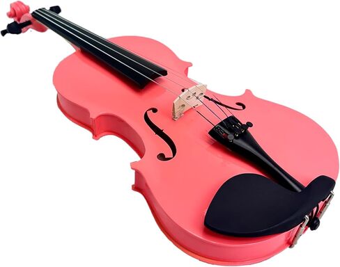 مجموعة الكمان الوردي الكامل بحجم 4/4 مخصصة للمبتدئين للبالغين - مجموعة بداية للمبتدئين الذين يتعلمون الكمان ، عازفي الكمان المتقدمين ، والمهنيين in Kuwait